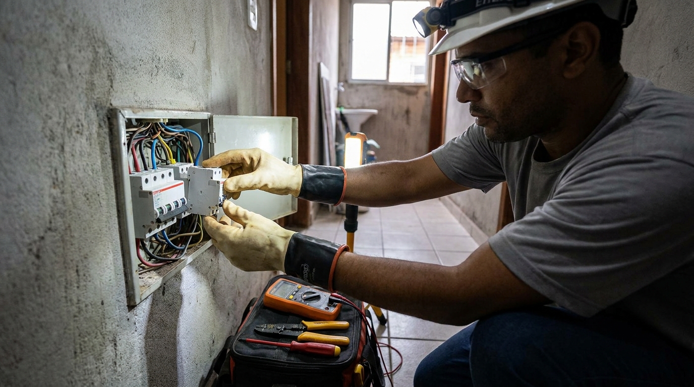 Instalacao de disjuntor profissional em Fortaleza‑CE