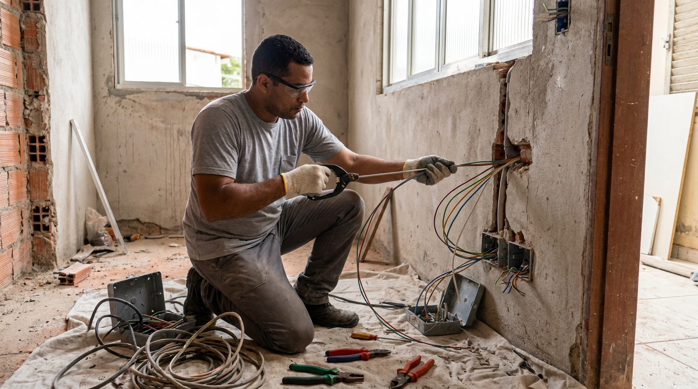 Modernizacao de fiacao eletrica em Fortaleza‑CE