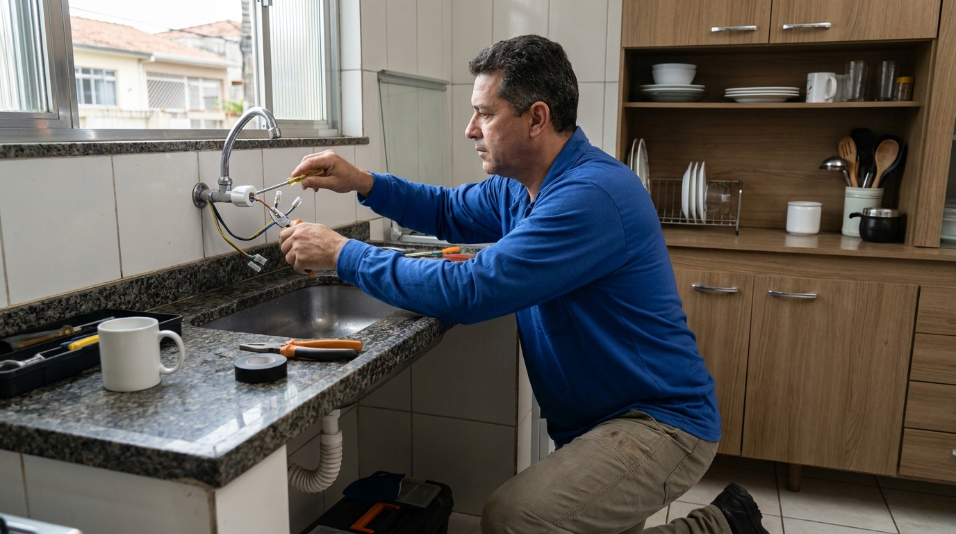 Troca de torneira eletrica em Fortaleza‑CE